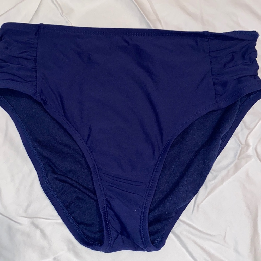 Apt. 9 Navy Blue bikini bottoms size Medium.  Bottoms only